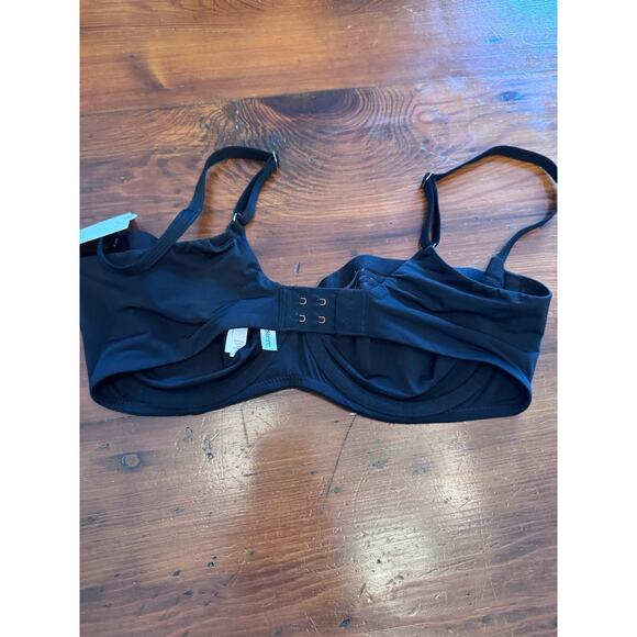 Le Mystère Women's Second Skin Unlined Demi Bra Black 34C NWT $66 - Picture 3 of 16